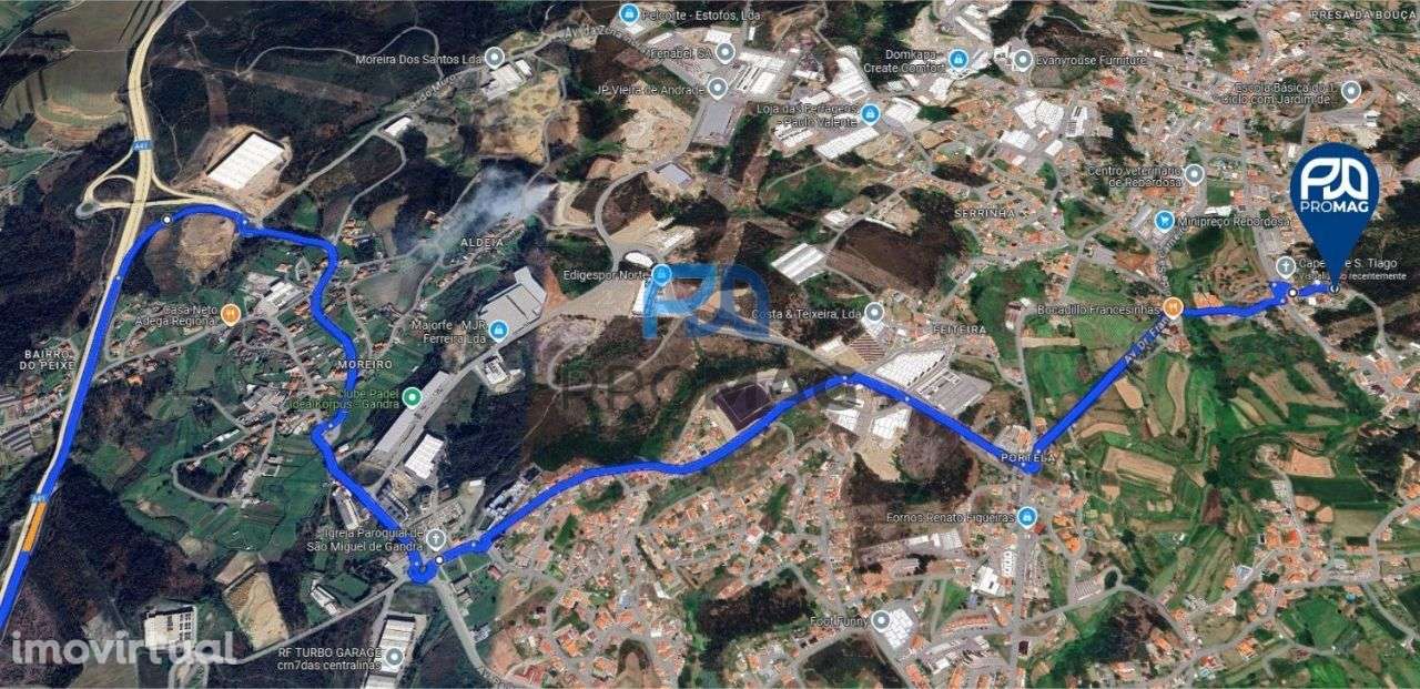 Terreno Rústico em Rebordosa – 4.500 m² junto à Capela de São Tiago - Grande imagem: 5/17