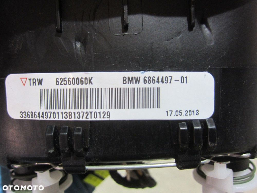 BMW F22 F30 F34 GT AIRBAG PODUSZKA KIEROWCY 6864497 USA 6857902 32306871095 - 8