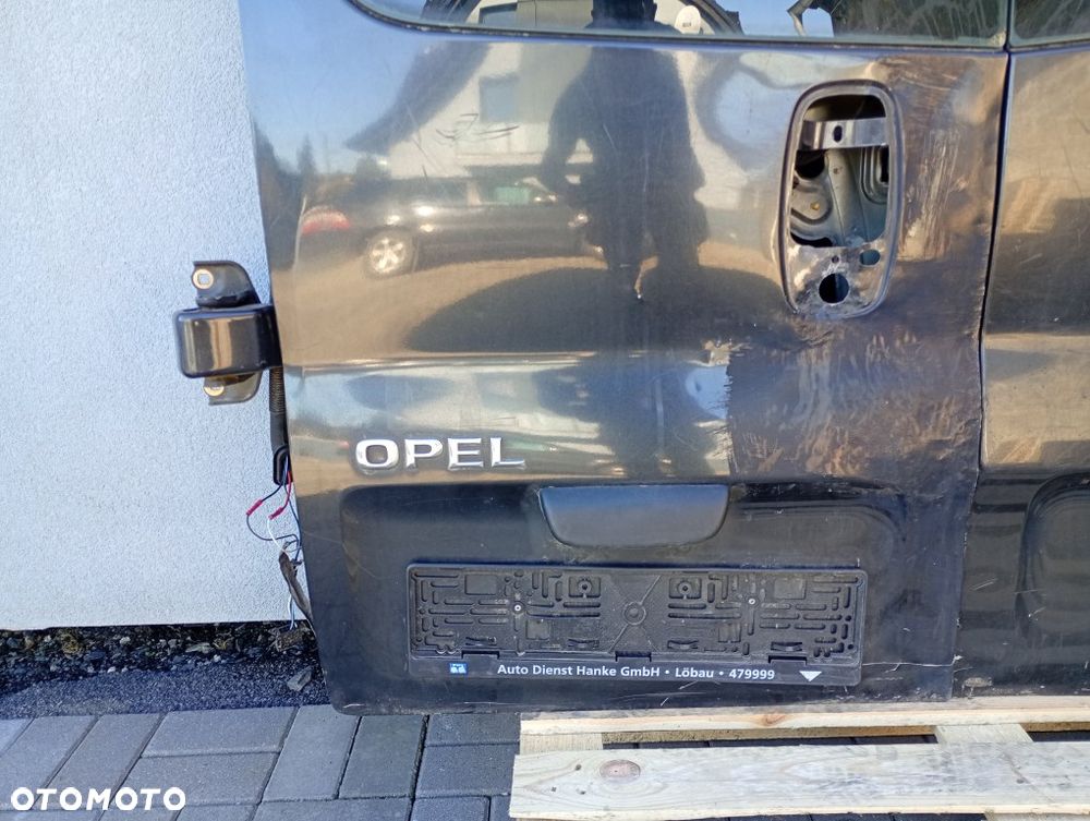 drzwi tylne lewe prawe tył z szybą opel vivaro a trafic II primastar 2001-2014 komplet - 2