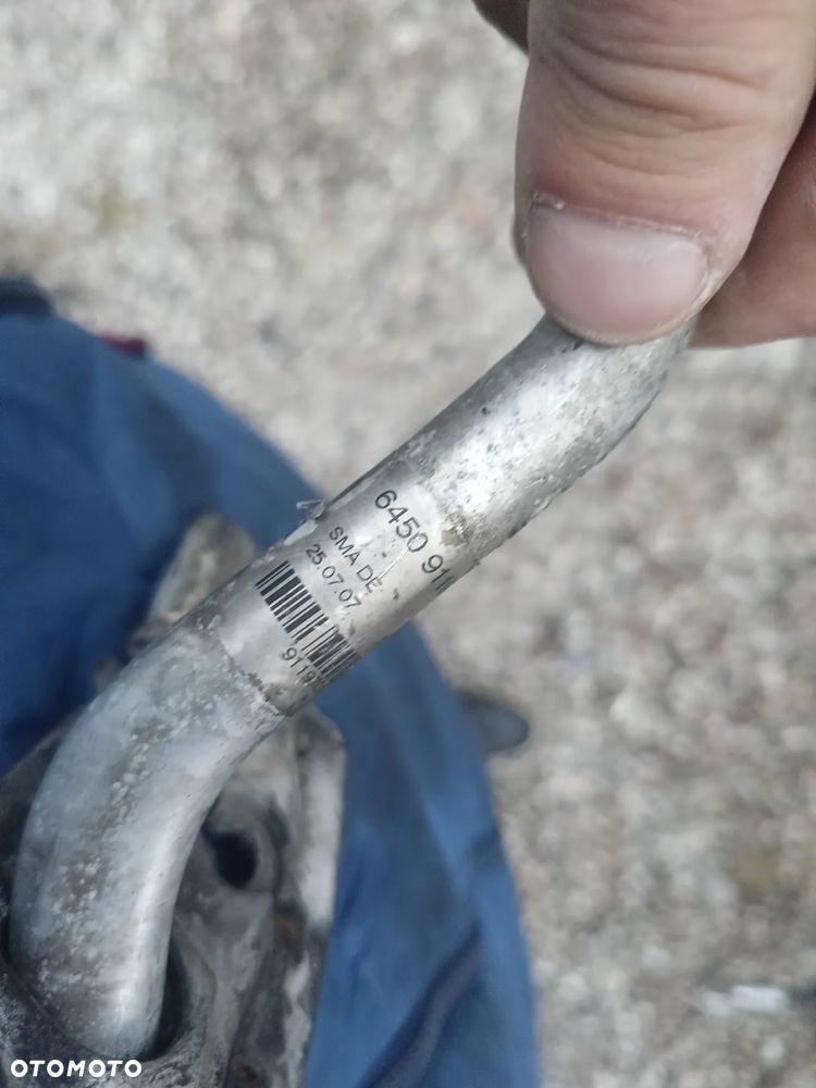 BMW E60 E61 LIFT  przewód klimatyzacji 9119701 M57 - 2