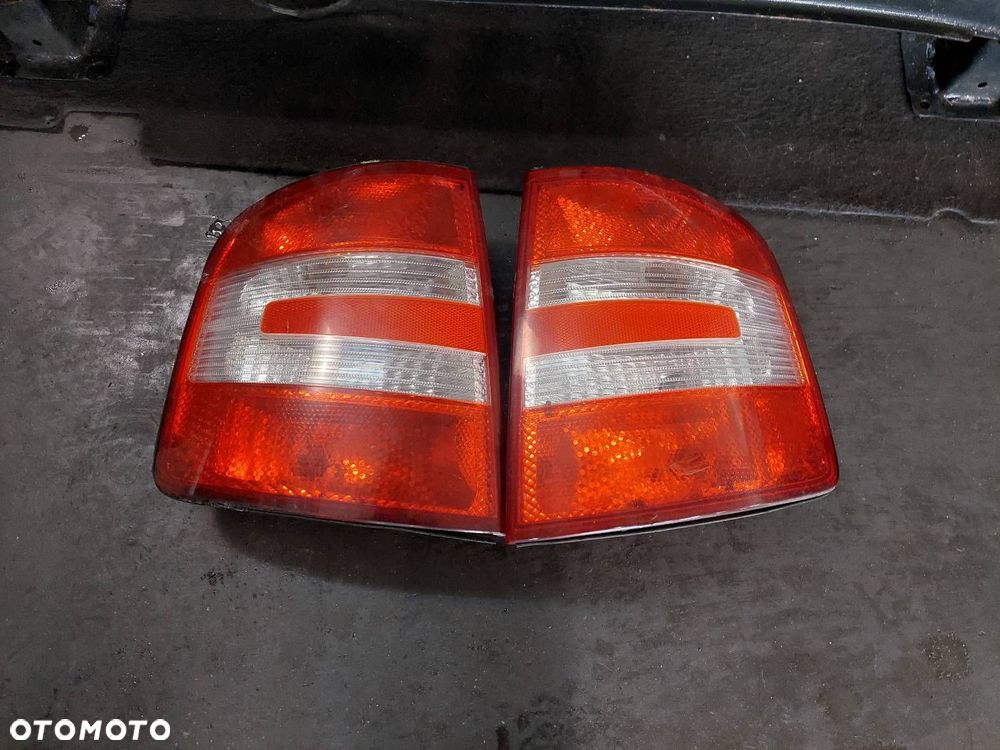 ZDERZAK TYŁ PDC + LAMPY + BELKA + MODUŁ SKODA FABIA I LIFT SEDAN LA7W - 2