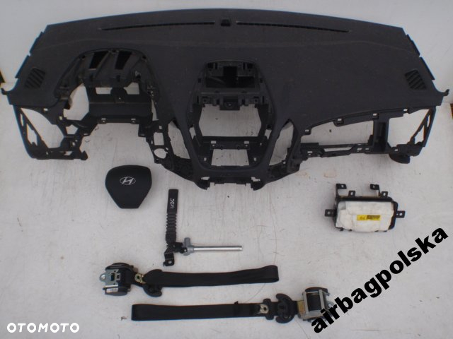 HYUNDAI I10 I20 I30 I40 KONA IONIQ BAYON ELANTRA TUCSON SANTA FE DESKA KONSOLA KOKPIT PULPIT PÓŁKA PARAPET DASHBOARD AIRBAG PASY PAS KURTYNY KURTYNA FOTELA PODUSZKA FOTELOWA - 8