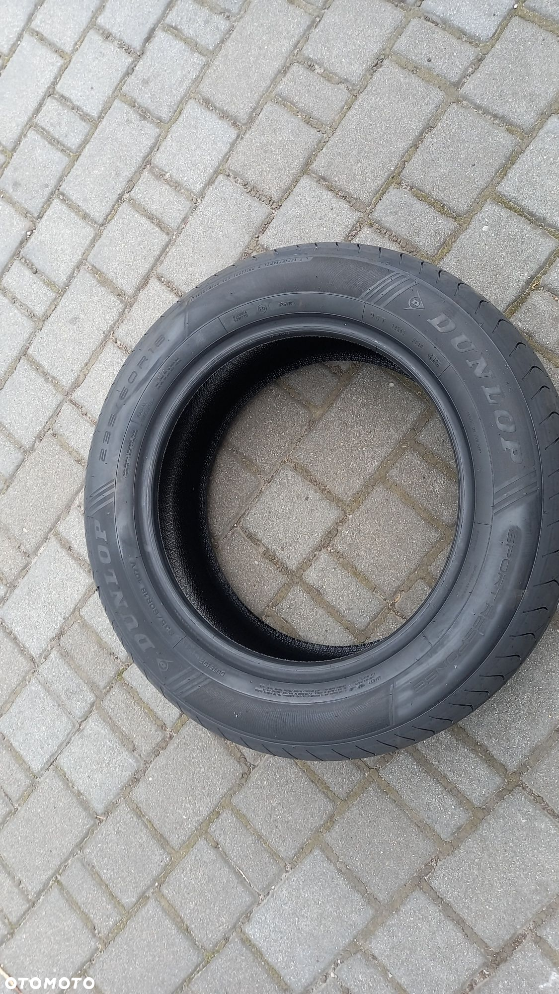 Nowe Opony Letnie Dunlop Sportresponse 235/60R18 107V XL 2024 4 szt - 8