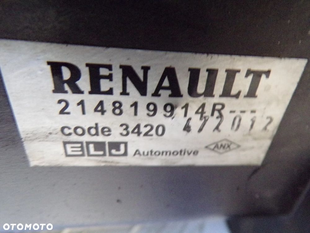 KOMPLET CHŁODNIC WENTYLATOR DACIA DUSTER I 1.5 DCI 214819914R - 4