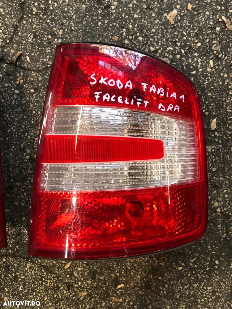 Stop tripla stanga dreapta spate Skoda Fabia 1 facelift hatchback 2006 - 2