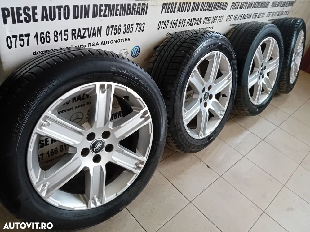 Jante Aluminiu R19 Range Rover Evoque Discovery Sport 235/55R19 Anvelope Michelin Bune DOT0923 M+S - 2
