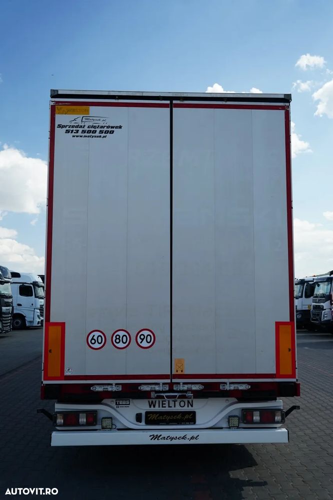 Wielton CORTINĂ/ MEGA / LVT / ACOPERIȘ RIDICABIL / AXĂ RIDICABILĂ / SAF / - 12