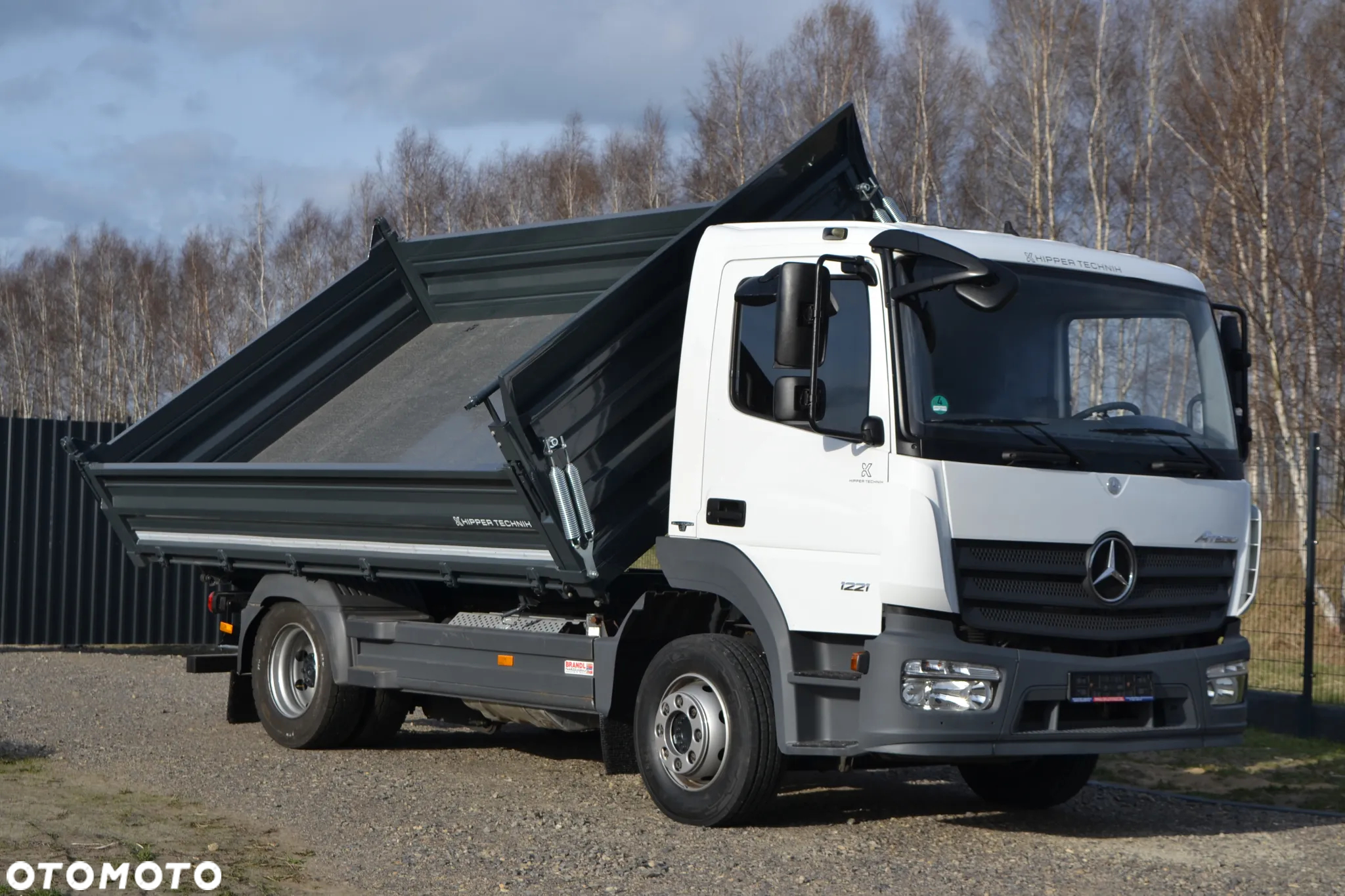 Mercedes-Benz Atego 1221 1224 Nowy 3-stronny WYWROT Kiper WYWROTKA Manual Blokada mostu TGL TGM - 16