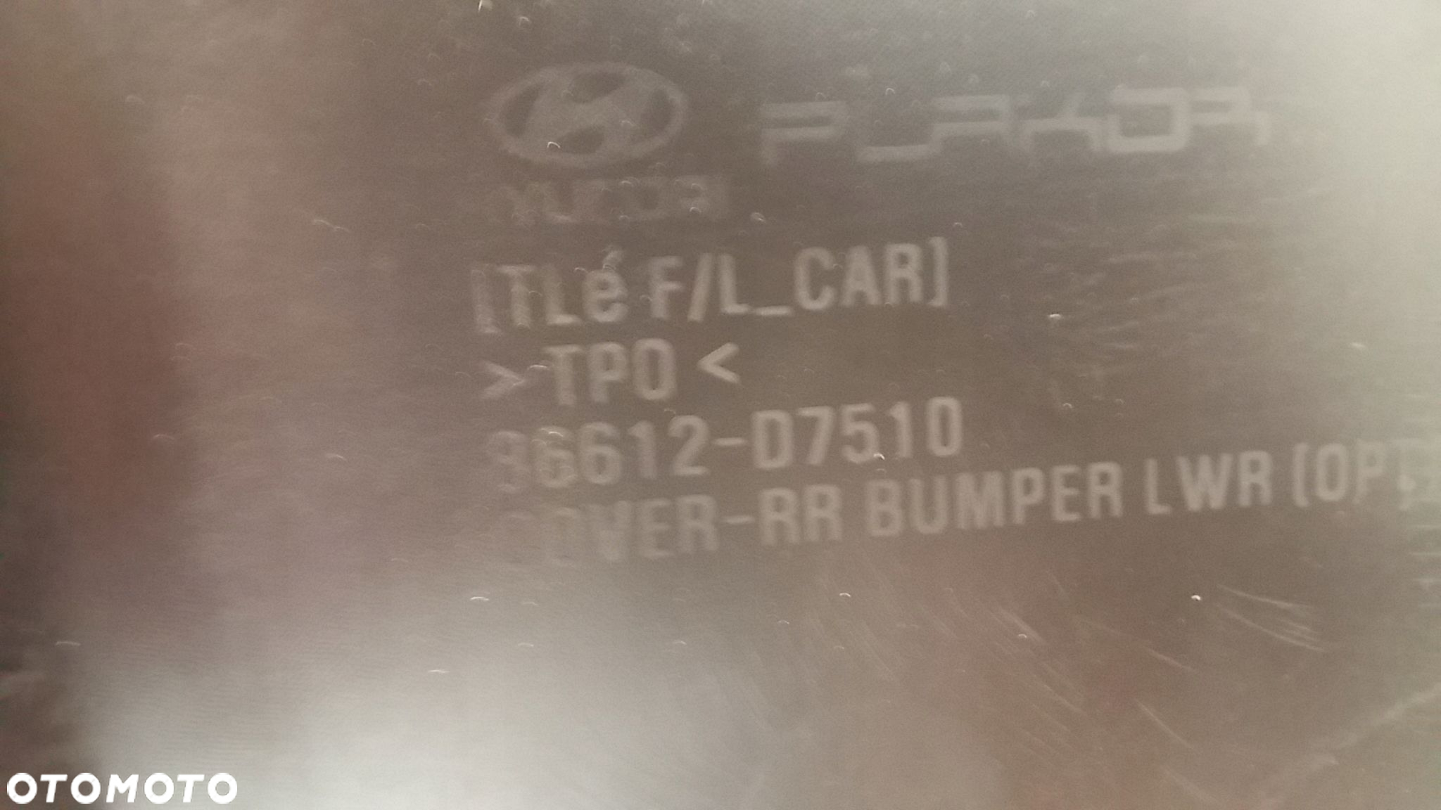 TUCSON HYUNDAI III LIFT NOWY ZDERZAK SPOJLER TYŁ 10184 - 6