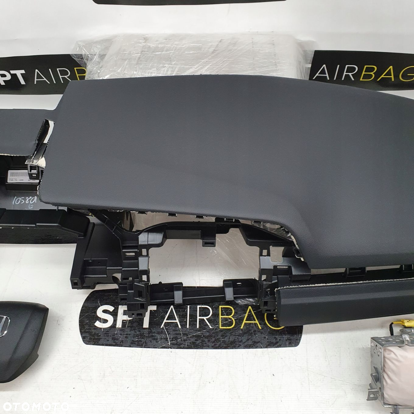 HONDA CIVIC X 10 DESKA ROZDZIELCZA KONSOLA KOKPIT PULPIT PODUSZKI AIRBAG AIR BAG PASY KIT SET - 3