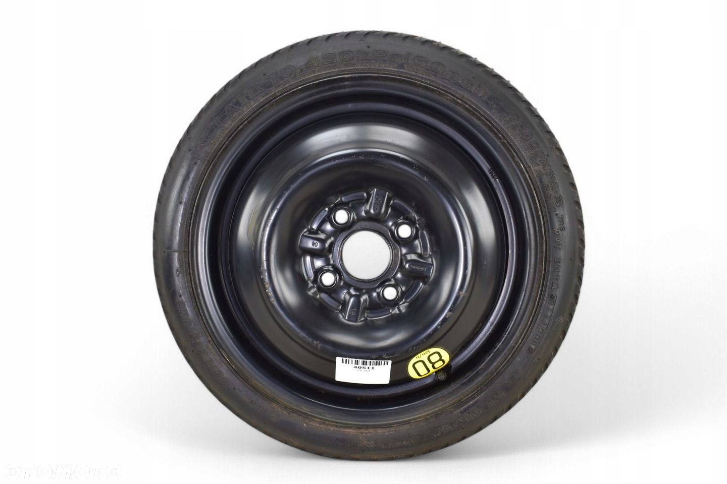 Koło Dojazdowe Dojazdówka TOYOTA YARIS I 4" x 14" 4x100 ET45 2140666 - 1