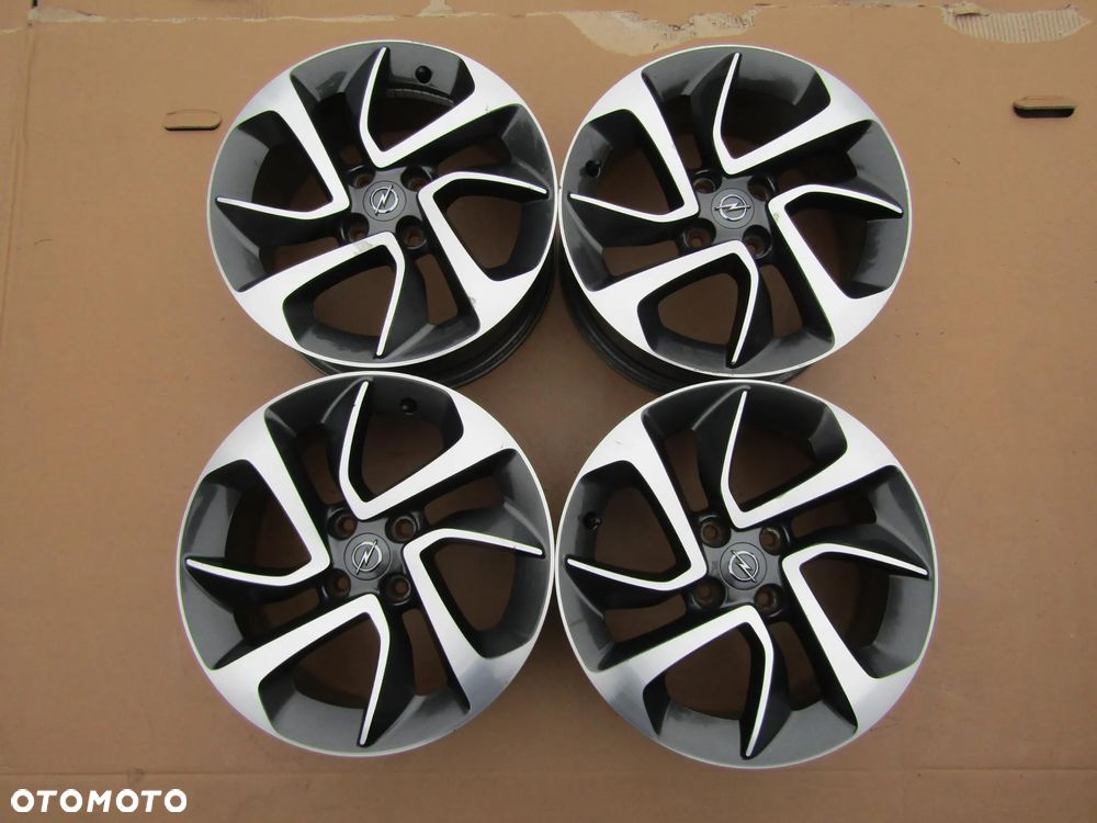 4x Felgi 16 Opel Adam Astra G H Corsa D E Meriva Combo C Karl Fiat Grande Punto Evo 4x100 - 3