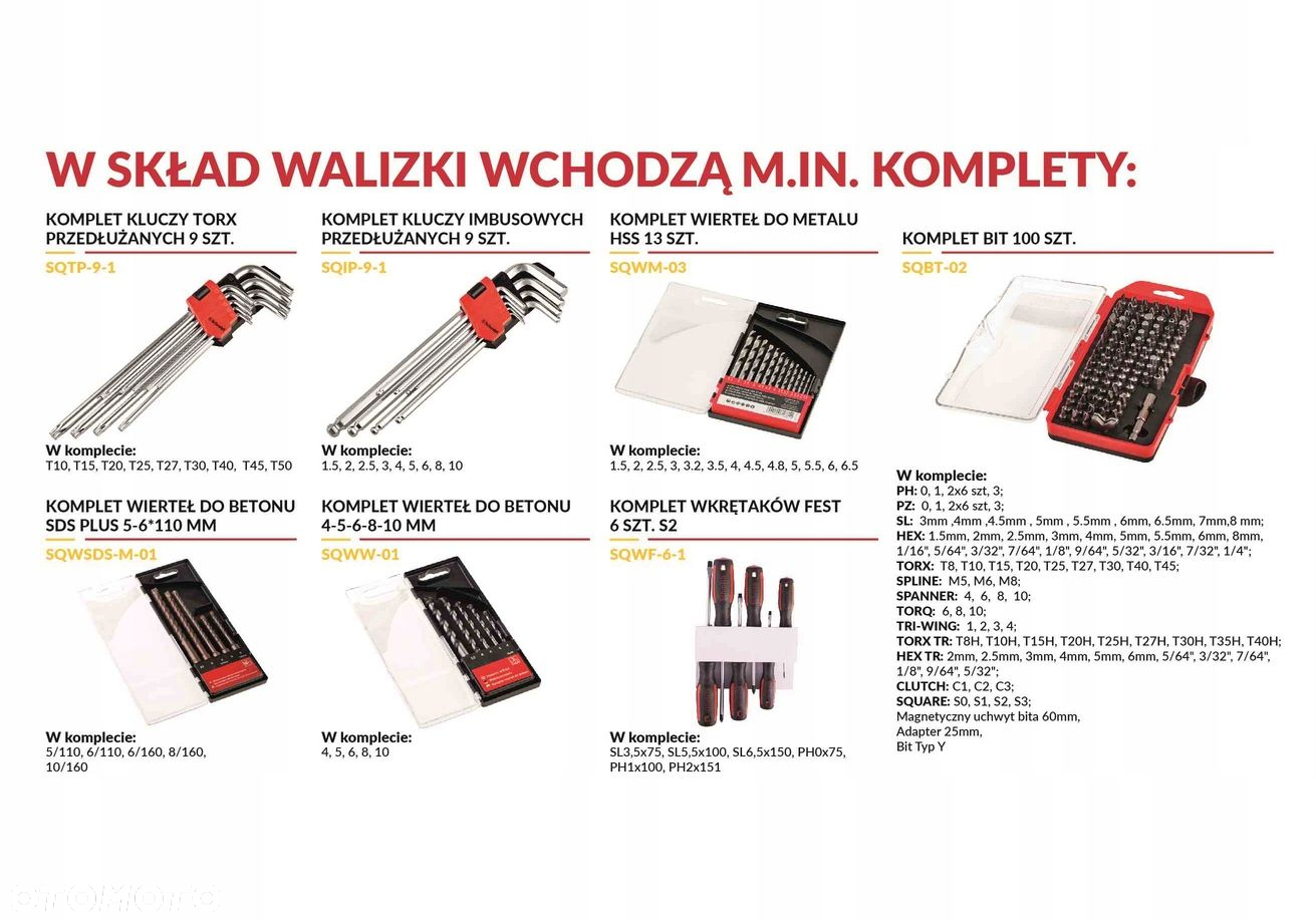 SCHMITH ZESTAW NARZĘDZI ELEKTRYKA 252 EL KLUCZE WALIZKA NARZĘDZIOWA - 4