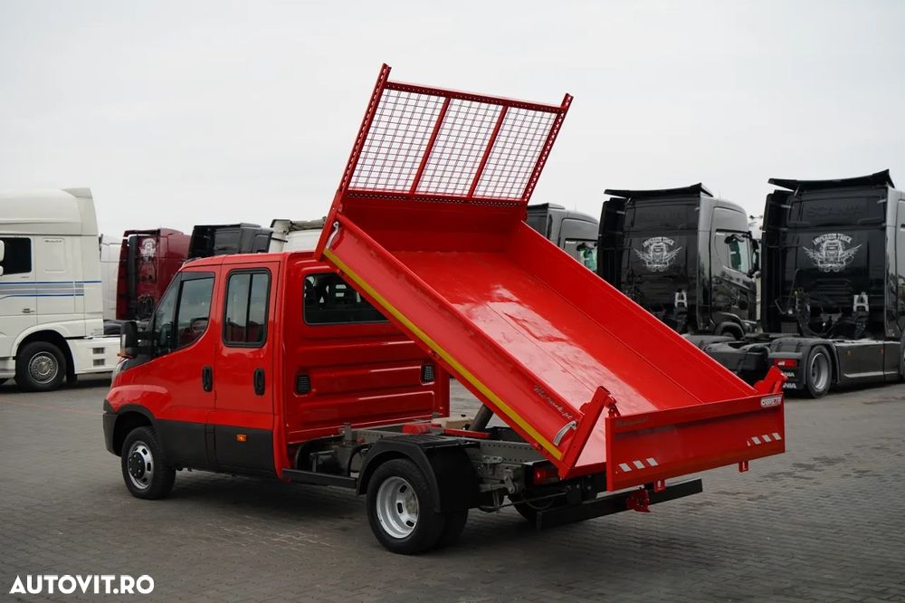 Iveco DAILY 35-130 / BASCULATOR / CU TRACȚIE DUBLA / DOUĂ TRANSPORTURI / MANUAL / 7 LOCURI / - 5