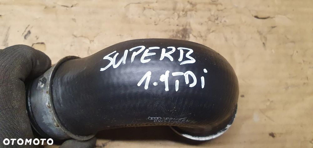 Przewód wąż rura intercoolera Skoda Superb 1.9 TDI 3B0145834AC - 7