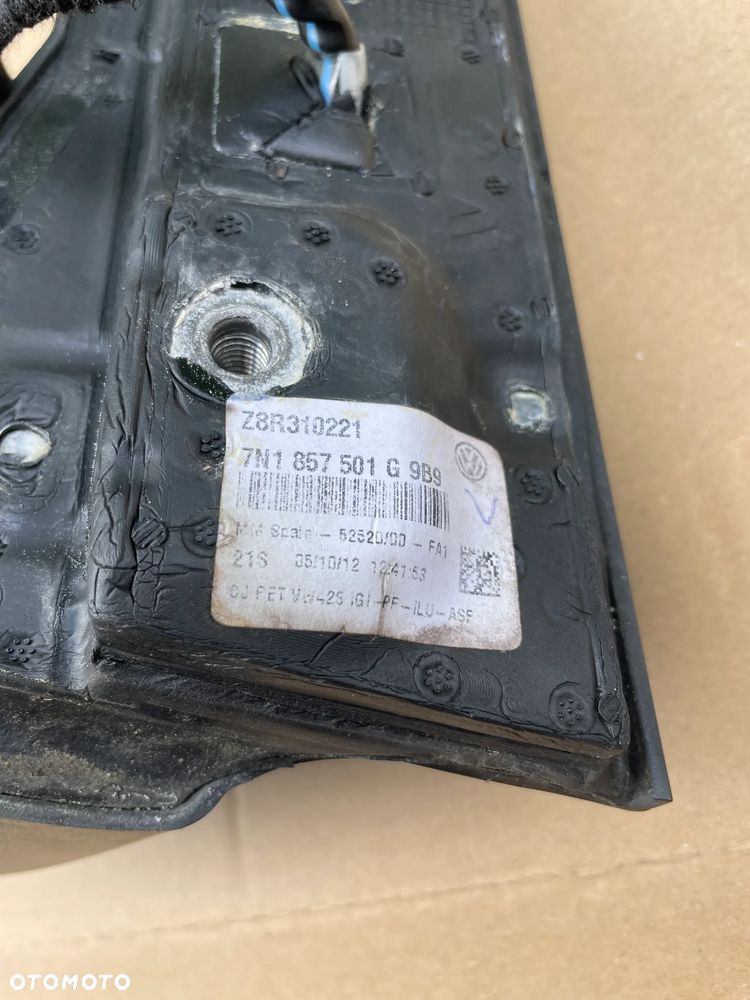 Vw Sharan Lewe Lusterko 9 Pin PRAWE 11PIN LH5X 7N1857501G 7N1857502M - 3