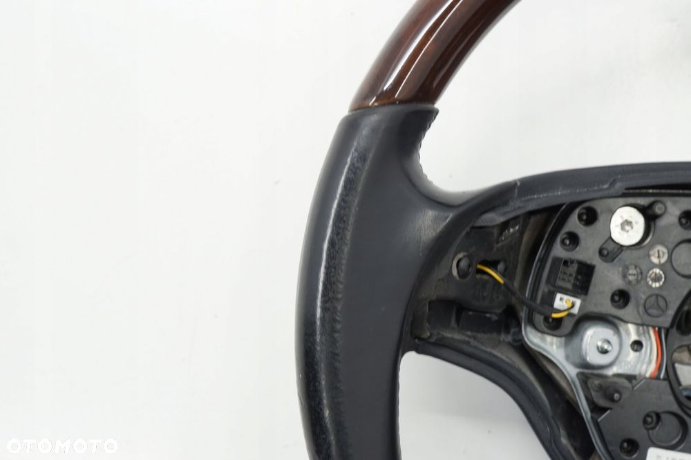 MERCEDES S W221 08R KIEROWNICA DREWNO ŁOPATKI A2214600303 A2218202411 - 6
