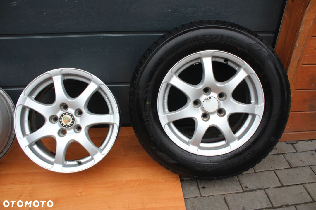 KOŁA FELGI ALUMINIOWE OPONY ZIMA 215/70 OPEL  16"  ET46 - 5