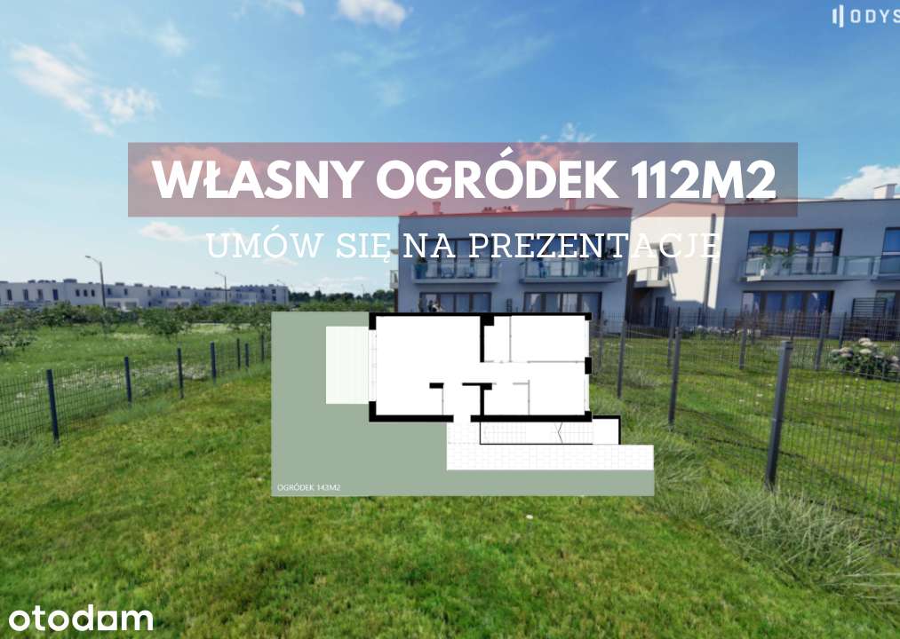 DUŻY OGRÓD / Niska zabudowa / Zostaw wiadomość!