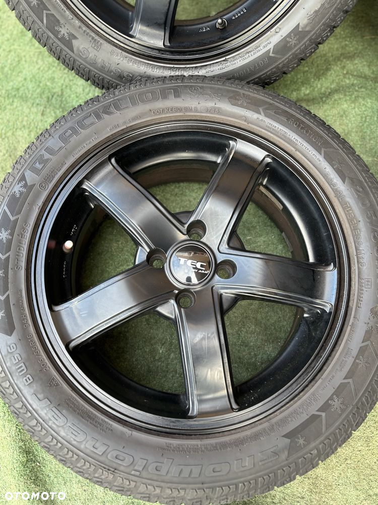 4x100 OPEL RENAULT 6,5Jx16 ET38 felgi aluminiowe czarne NISSAN DACIA - 2