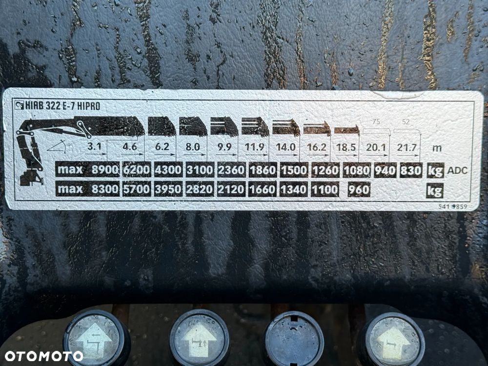 MAN TGS 32.440* Platforma 7,20m + HIAB 322 E - 7 HIPRO + PILOT * STAN BDB - 8