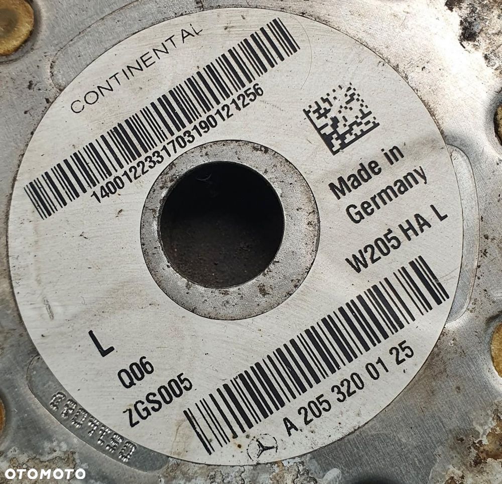 PODUSZKA MIECH LEWY TYŁ MERCEDES W205 KOMBI A2053200125 - 5