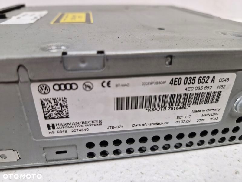 AUDI A6 C6 CZYTNIK KART NAWIGACJI MMI SD 4E0035652A - 6