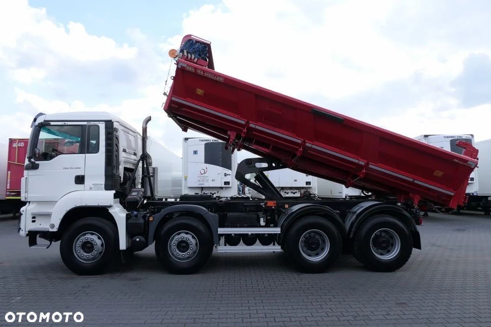 MAN TGS 35.460 / 8X4 / WYWROTKA 2 STR / BORDMATIC / MEILLER KIPPER / AUTOMAT / EURO 6 - 3