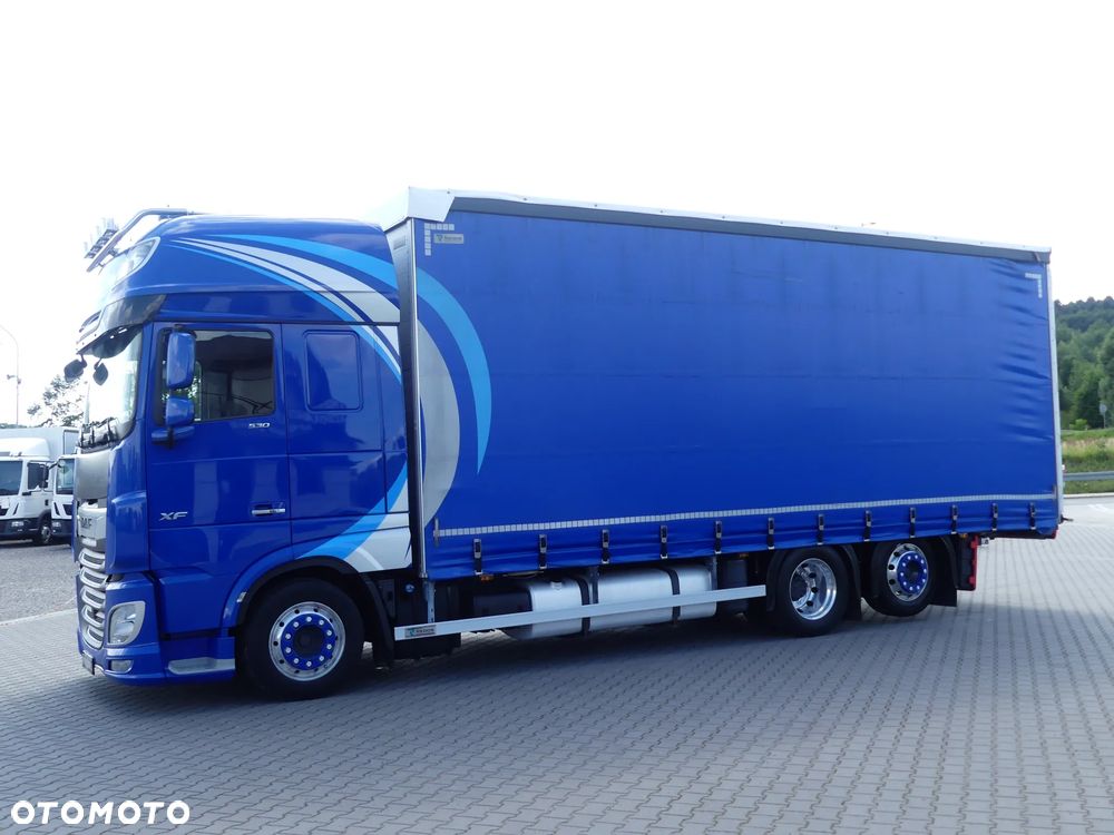 DAF XF 106.530 6x2 / FIRANKA 7.70m / EURO 6 / KLIMATYZACJA POSTOJOWA / - 4