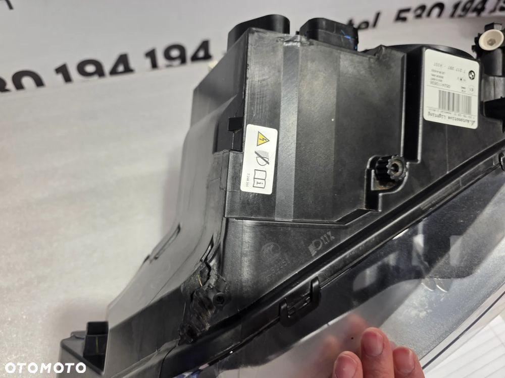 BMW X3 F25 10-14 XENON + LED SKRĘTNY DYNAMIC LEWA LAMPA PRZEDNIA PRZÓD , NR F00HTB302900 / 7217297 / 0524110636 , NR AUKCJI LPP196 - 12