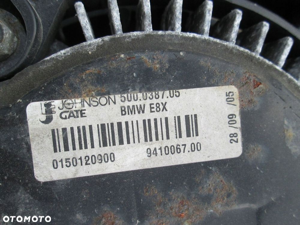 BMW E90 320D E87 118D WENTYLATOR CHŁODNICY WODY - 8