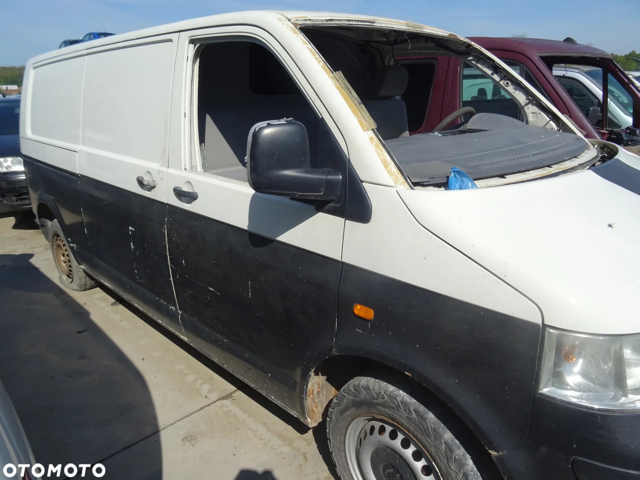 Volkswagen Transporter T5 1.9 TDI AXB na części maska zderzak błotnik drzwi - 3