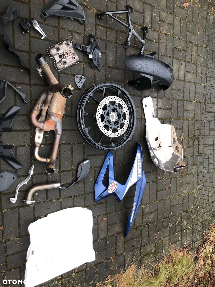 Suzuki DL 1050 osłona silnika felga tłumik wydech set lusterko szyba