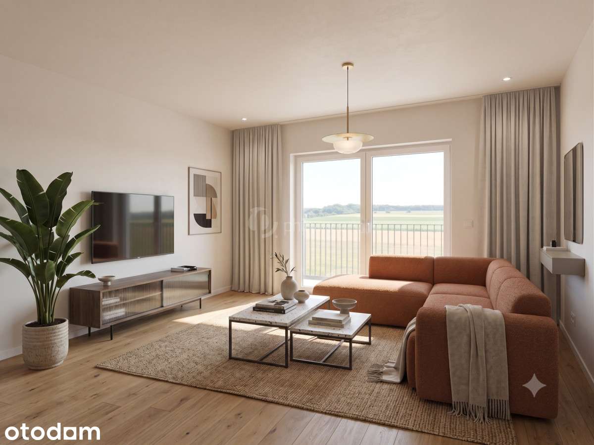 Ciche i bezpieczne| 3 pokoje 58 m² z balkonem