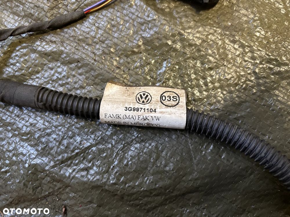 VW Passat B8 czujniki czujnik wiązka przewodów parkowania PDC tył 3G9971104 - 3