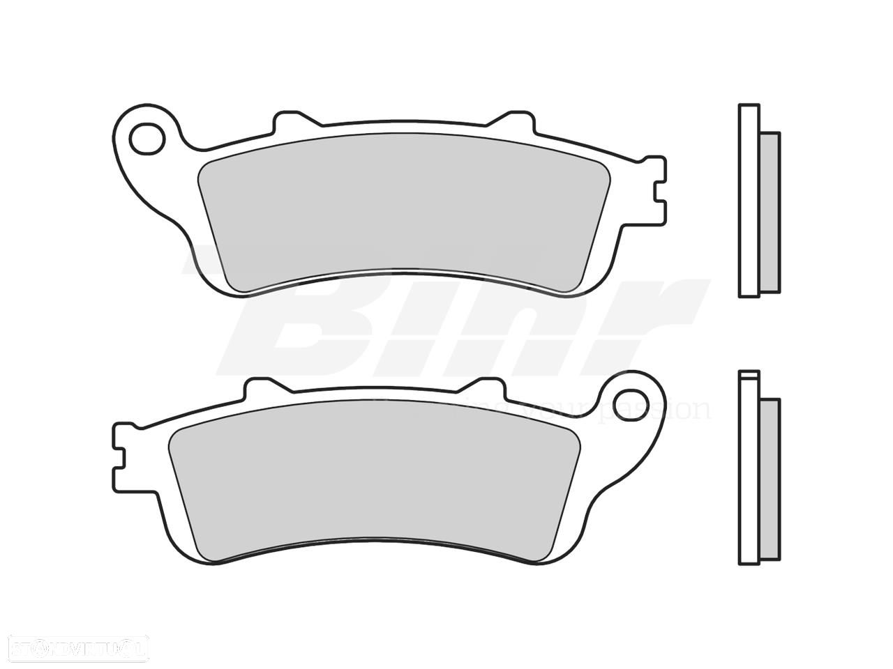 07ho4308 - pastilhas de travão orgânicas brembo 07ho4308 - 1