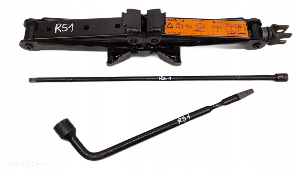 nissan pathfinder r51 05-10 lewarek podnośnik klucz 99550-eb300 - 1