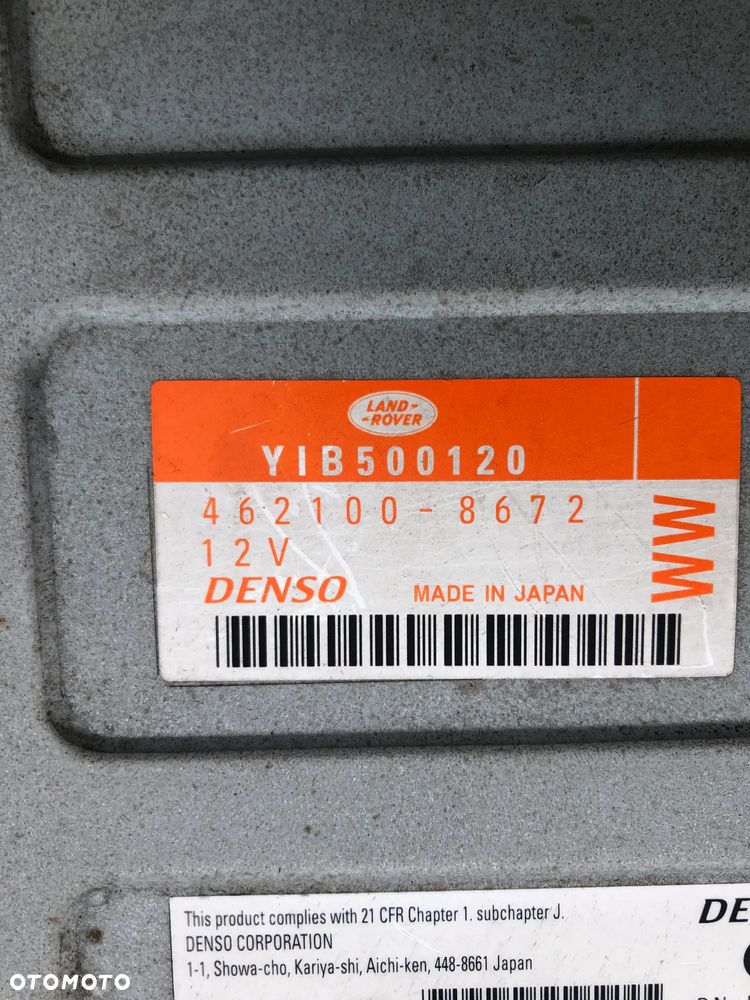 Czytnik nawigacji nawi DENSO YIB500120 LAND ROVER DISCOVERY 3 III / RANGE ROVER SPORT - 3