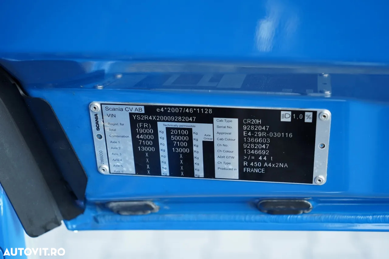 Scania R 450 / RETARDER / SISTEM HIDRAULIC / I-PARK COOL / JANTE DIN ALIAJ / CONTRACT DE REPARAȚIE POST-SERVICE - 35