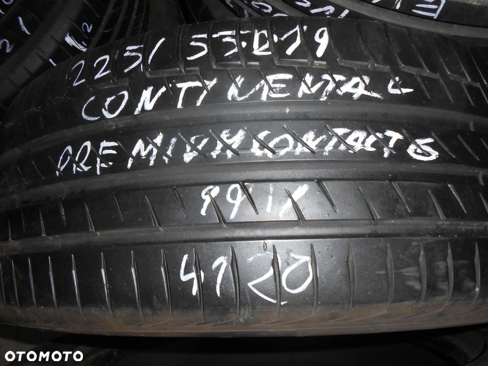 OPONY 225/55R19 CONTINENTAL PREMIUM CONTACT 6 DOT 4120 6.4MM - 2