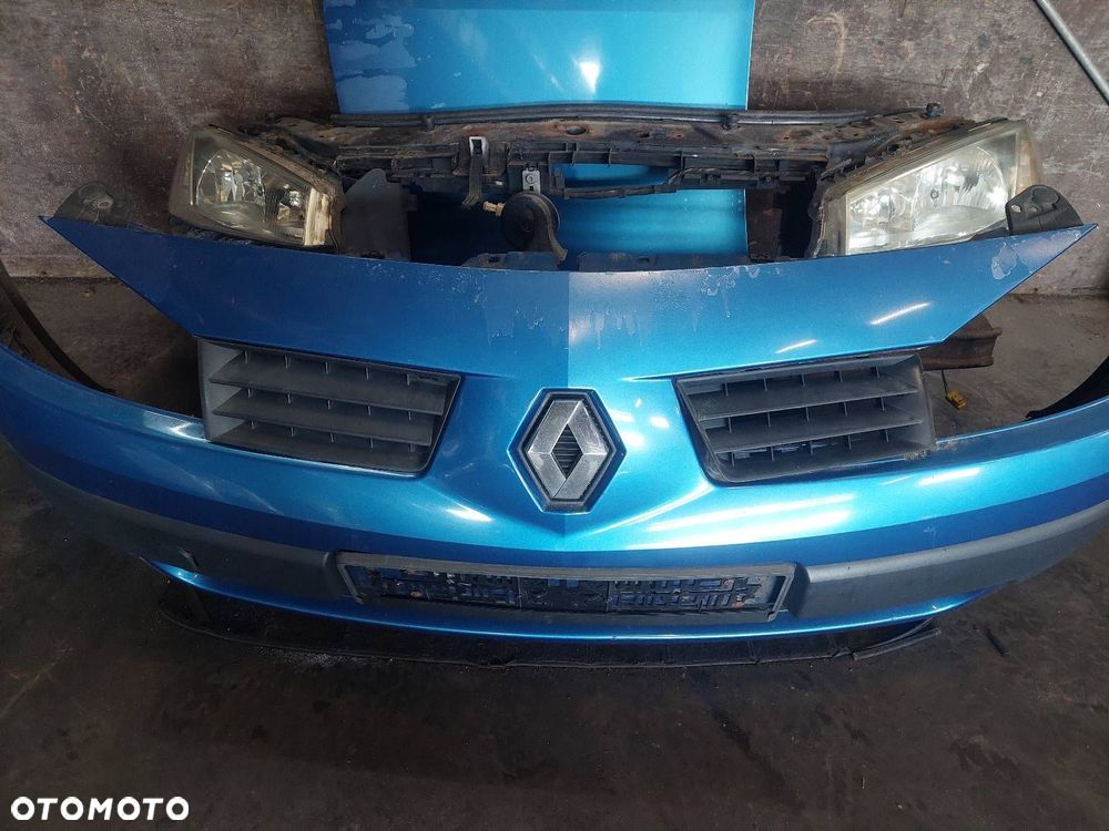 KOMPLETNY PRZÓD MASKA ZDERZAK BŁOTNIKI LAMPY RENAULT MEGANE II TEI45 - 7