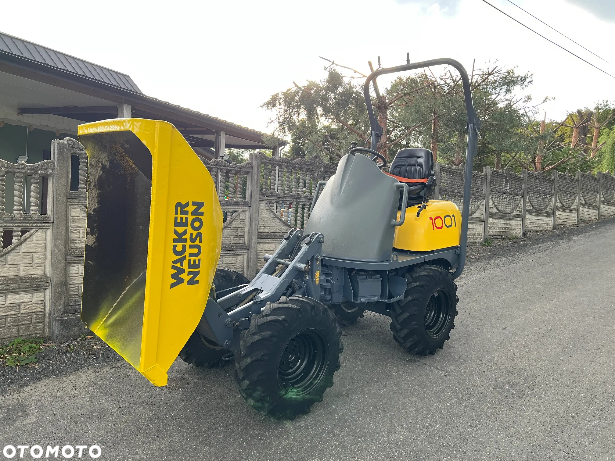 Wacker Neuson 1001 * Wozidło Budowlane Wacker Neuson 1 Tona * Wysoki Wysyp * Stan Bardzo Dobry * - 8