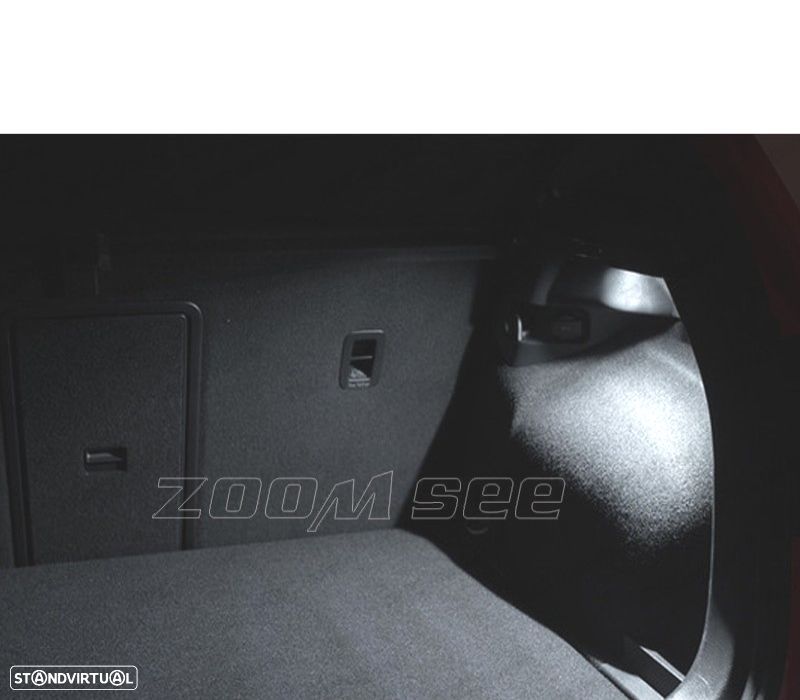 KIT COMPLETO 12 LAMPADAS LED INTERIOR PARA VOLKSWAGEN VW POLO MK5 POLO 6R 09-17 - 5