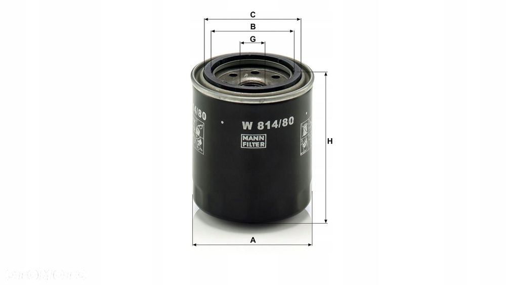 mann-filter filtr oleju john deere / new holland - 3
