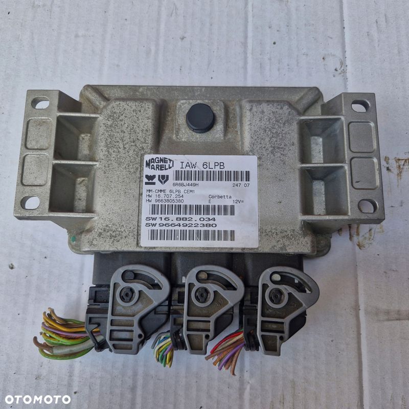 KOMPUTER ECU PEUGEOT 1.8 IAW6LPB 9664922380 9663805380 - 1