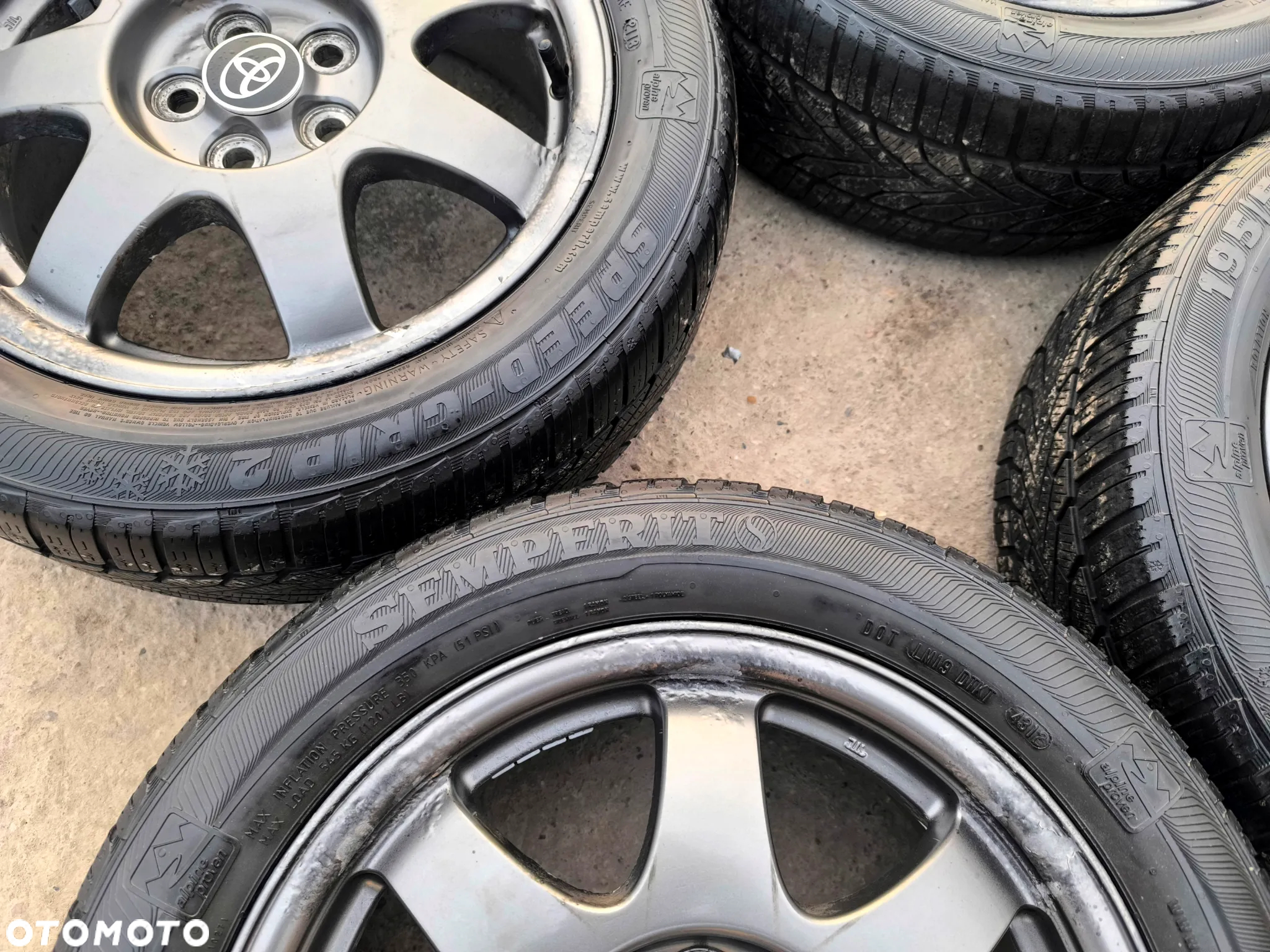 5x100 felgi aluminiowe Alufelgi 16 koła Zimowe Zima Toyota VERSO S AVENSIS I II 2 CARINA E CELICA PRIUS SUBARU TREZIA 4,5mm Legnica ALU-RAD 195/55 - 13