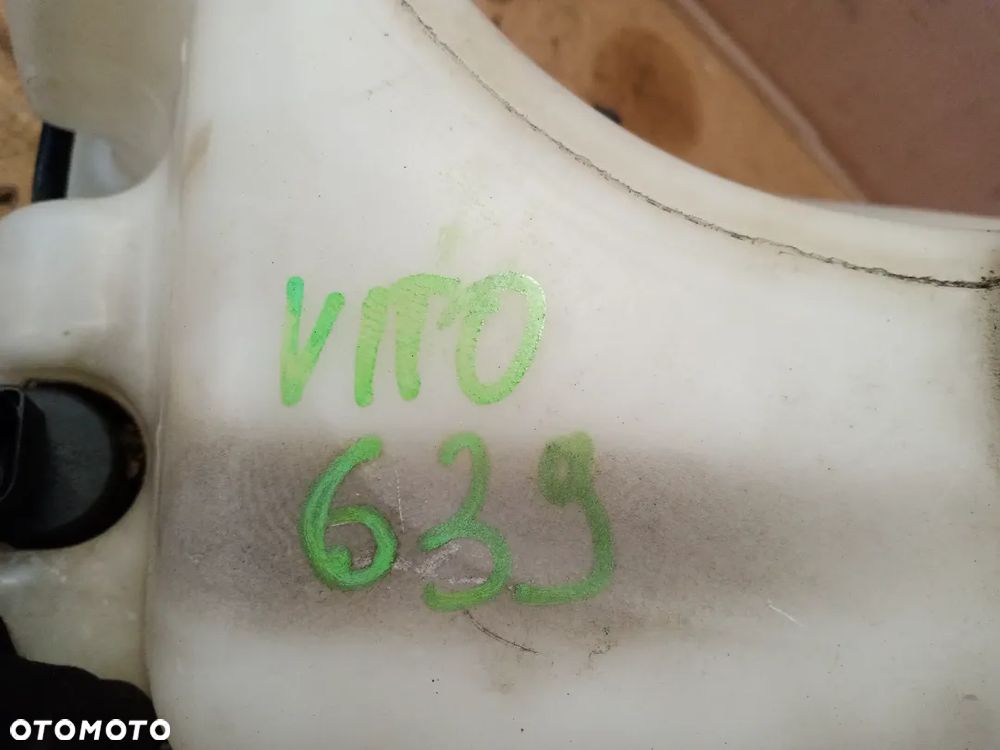 Zbiorniczek spryskiwaczy pompka XENON Mercedes Vito 639 A6398690020 - 7