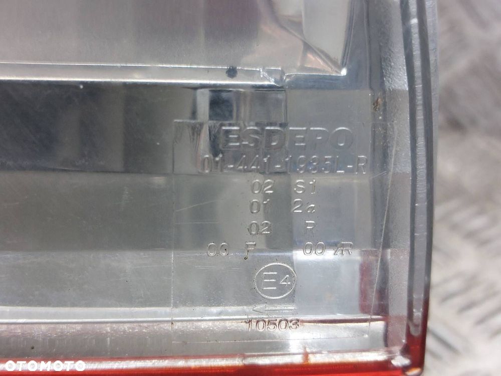 LEWY TYŁ + PRAWY TYŁ KOMPLET DEPO RED WHITE VOLKSWAGEN GOLF IV HB - 4