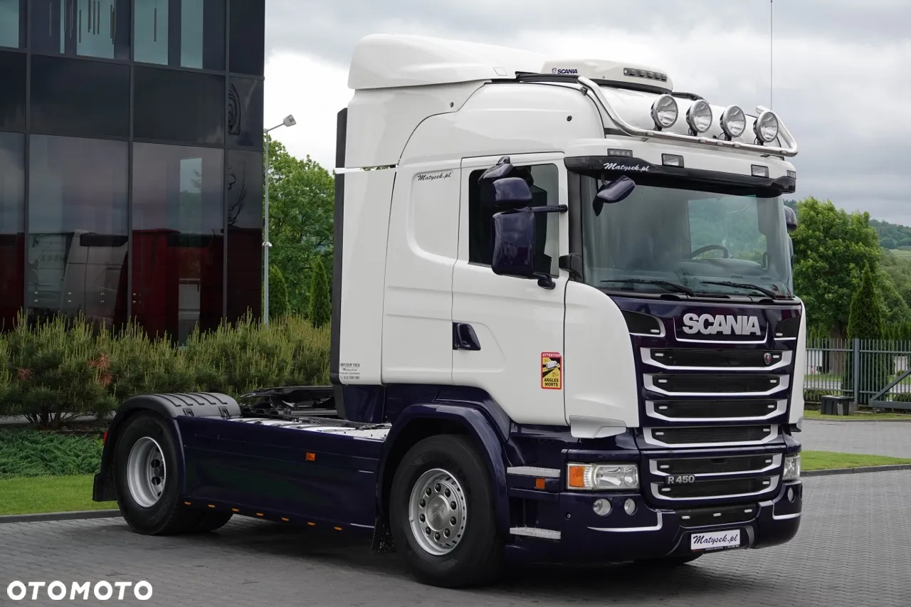 Scania R 450 / RETARDER / KLIMA POSTOJOWA  / EURO 6 / SPROWADZONA - 4