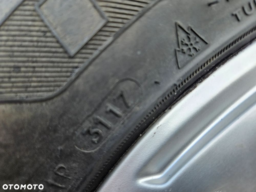 KOŁA FELGI ALUFELGI 17  6,5 J ET 39 1K8071497 OPONY ZIMOWE 225 55 17 VOLKSWAGEN SKODA KOMPLET FELGI Z OPONAMI - 12